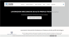 Desktop Screenshot of dosicostruzionimeccaniche.it
